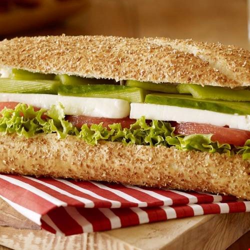 Tahıllı Beyaz Peynirli Baget Sandviç